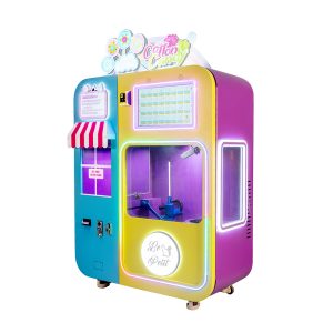 robot 60 fancy cotton candy commercial vending machine