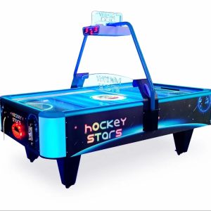 coin operated air hockey table game machine