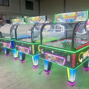 big fancy lights plastic game indoor football table soccer