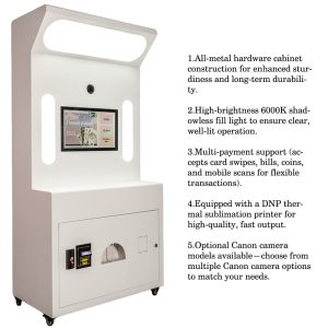 self service photo booth venging machine
