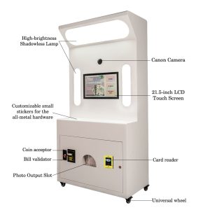self service photo booth venging machine