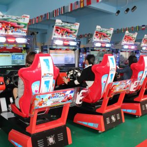 32 lcd driving gaming simulator car racing machine