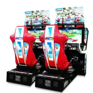 32 lcd driving gaming simulator car racing machine